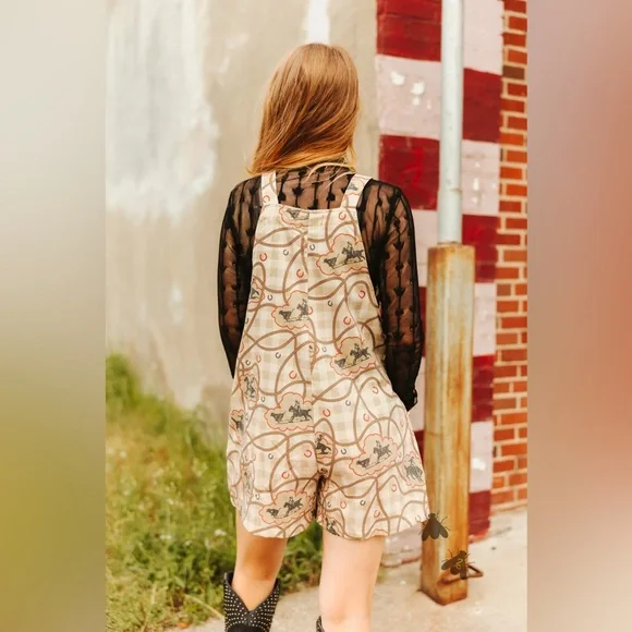 Reata Romper - Gingham - Picture 5 of 6